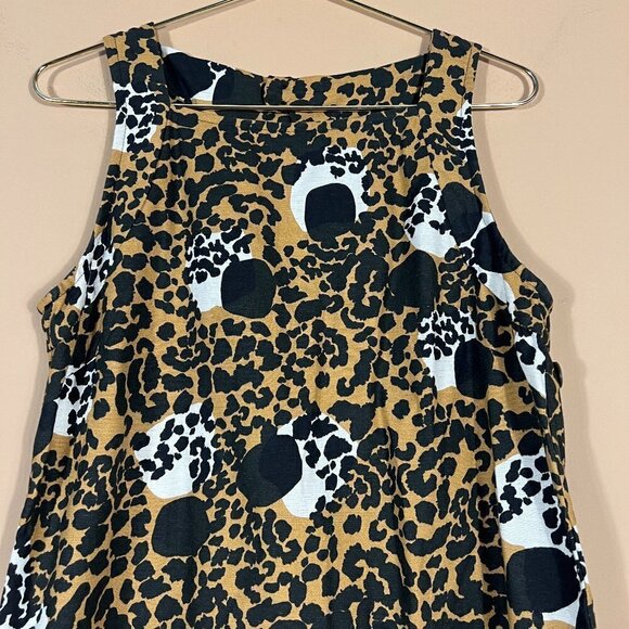 Zinzane Jaguar Halter Black/Beige Dress NWT - Picture 2 of 10